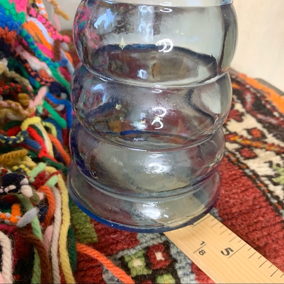 Blue Glass Genie Bottle - Picture 5 of 6